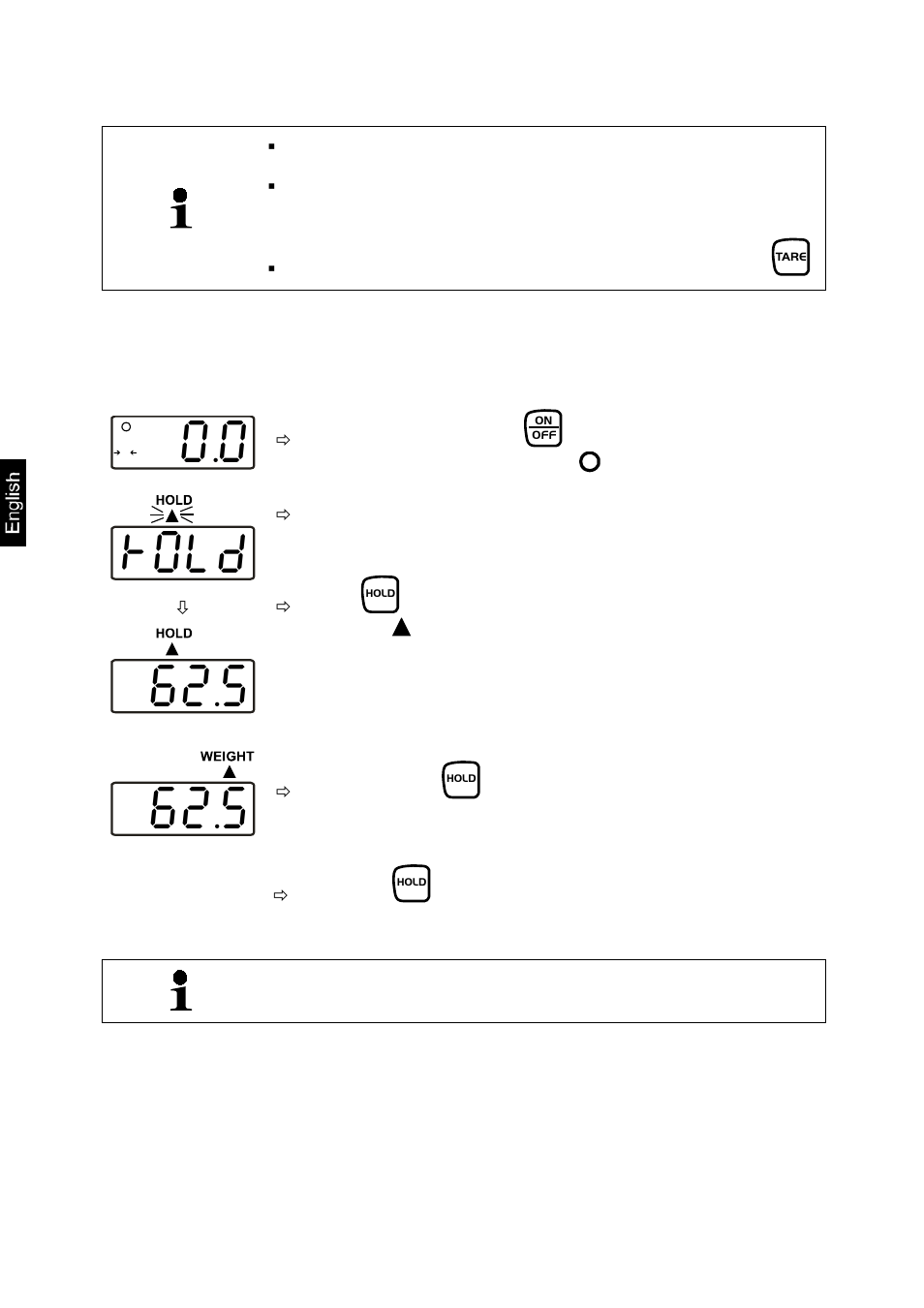 3 hold function (standstill function), Hold | KERN & SOHN MCB 300K100M User Manual | Page 34 / 52