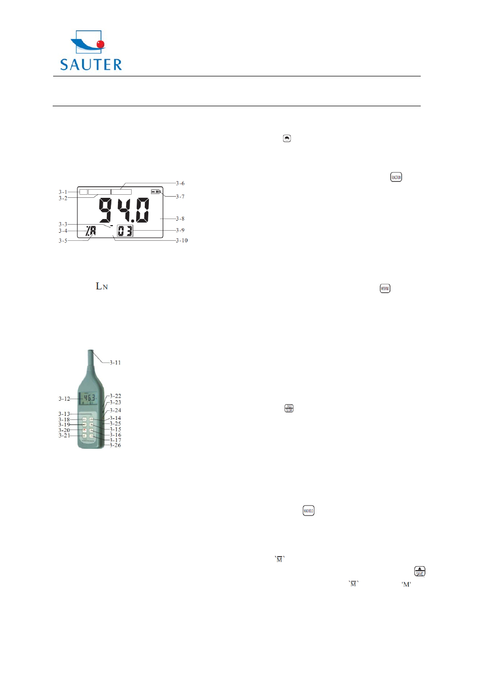 Instruction manual su, Sauter gmbh | KERN & SOHN SU 130 User Manual | Page 2 / 5