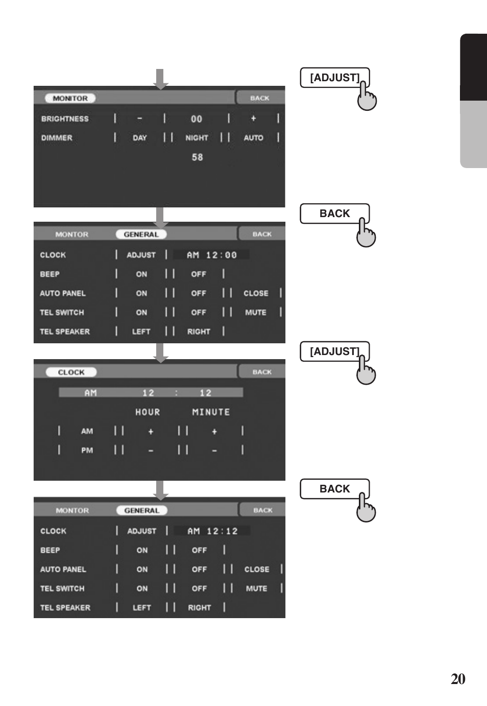 20 english | Clarion VRX578RUSB User Manual | Page 19 / 68
