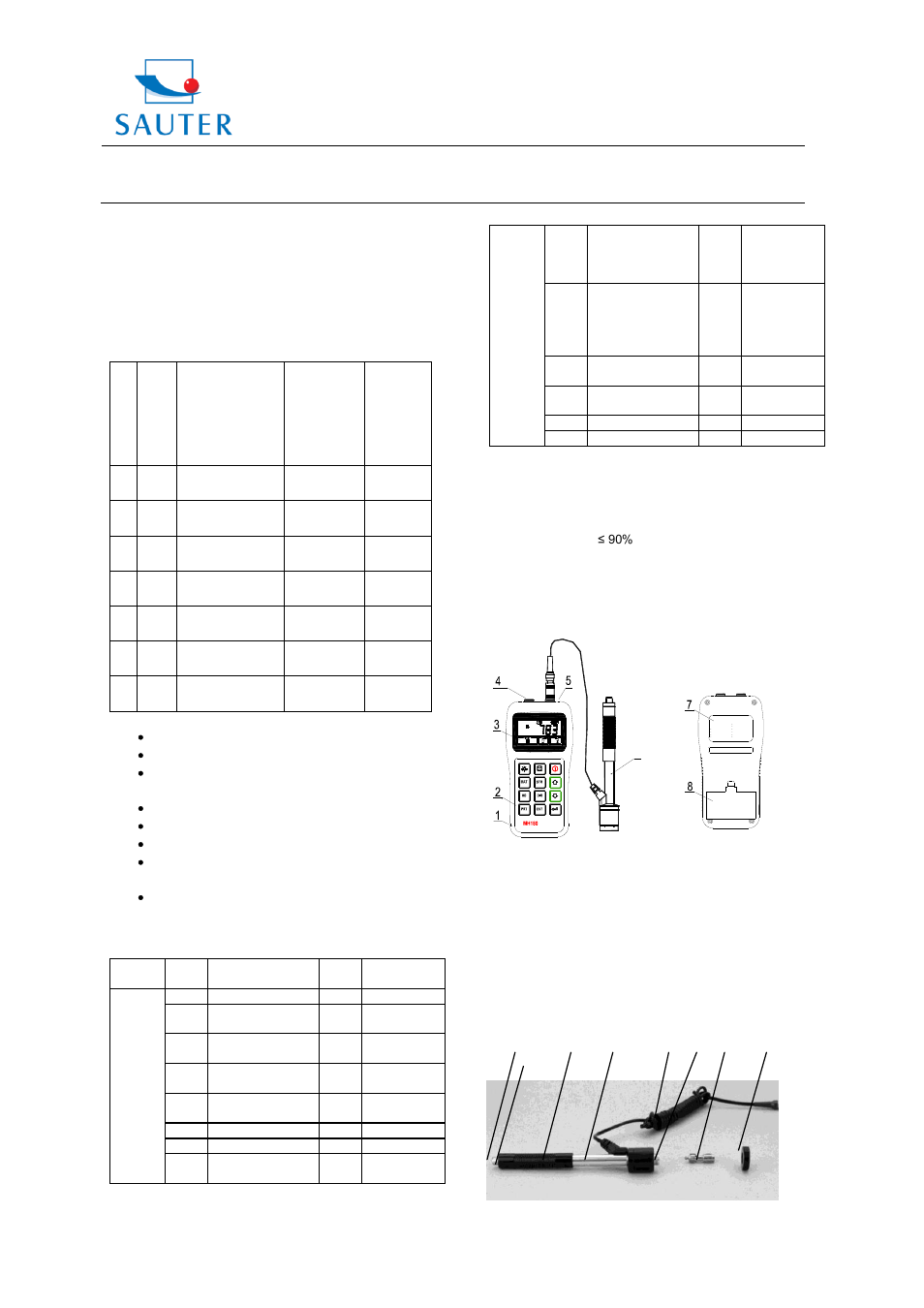 Instruction manual hmp, Sauter gmbh | KERN & SOHN HMP User Manual | Page 2 / 10