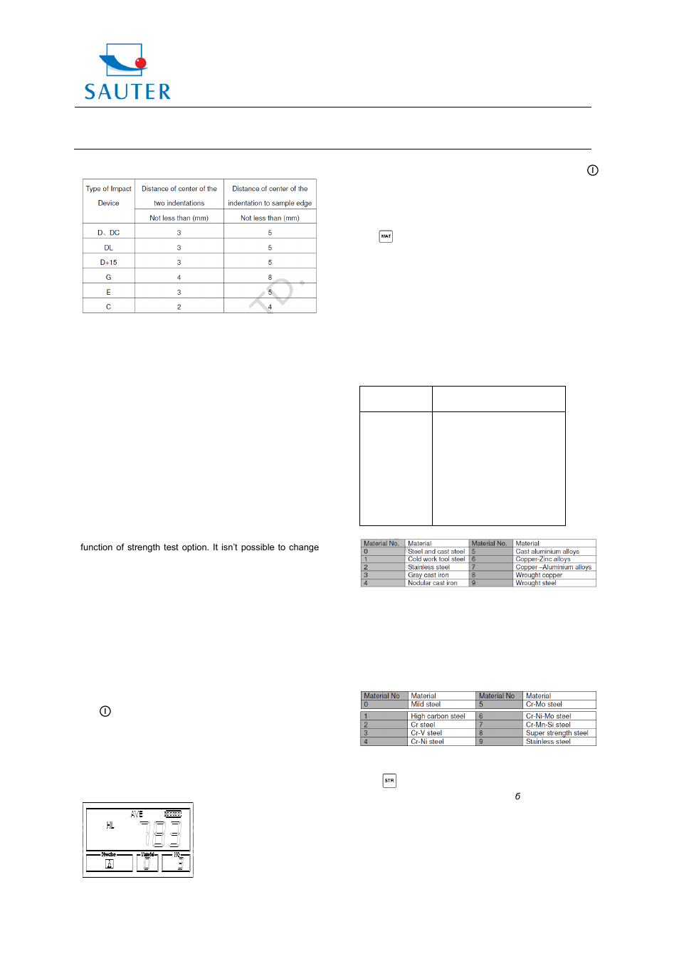 Instruction manual hmp, Sauter gmbh | KERN & SOHN HMP User Manual | Page 5 / 10