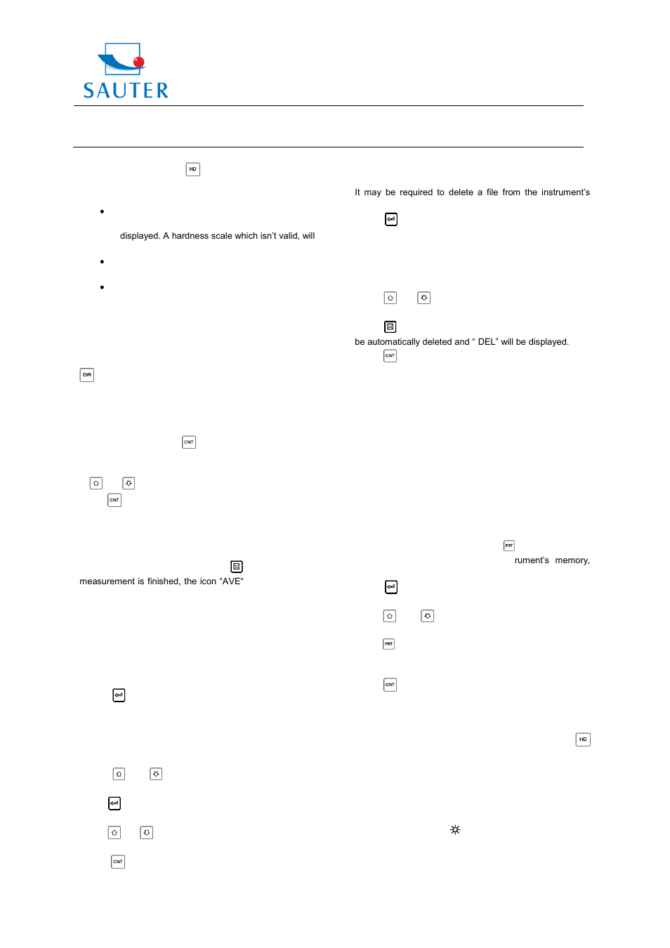 Instruction manual hmp, Sauter gmbh | KERN & SOHN HMP User Manual | Page 6 / 10
