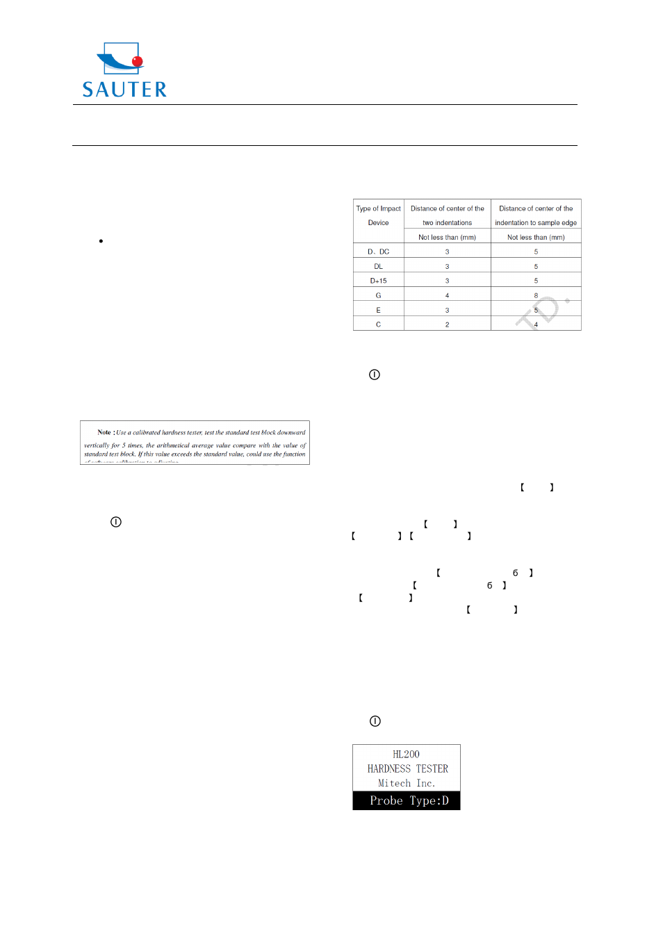 Instruction manual hmr, Sauter gmbh | KERN & SOHN HMR User Manual | Page 4 / 12