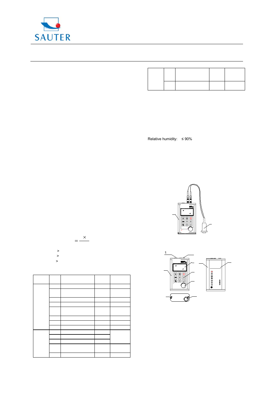 Instruction manual tu_us, Sauter gmbh, 2t v h | KERN & SOHN TU 300-0.01US User Manual | Page 2 / 11