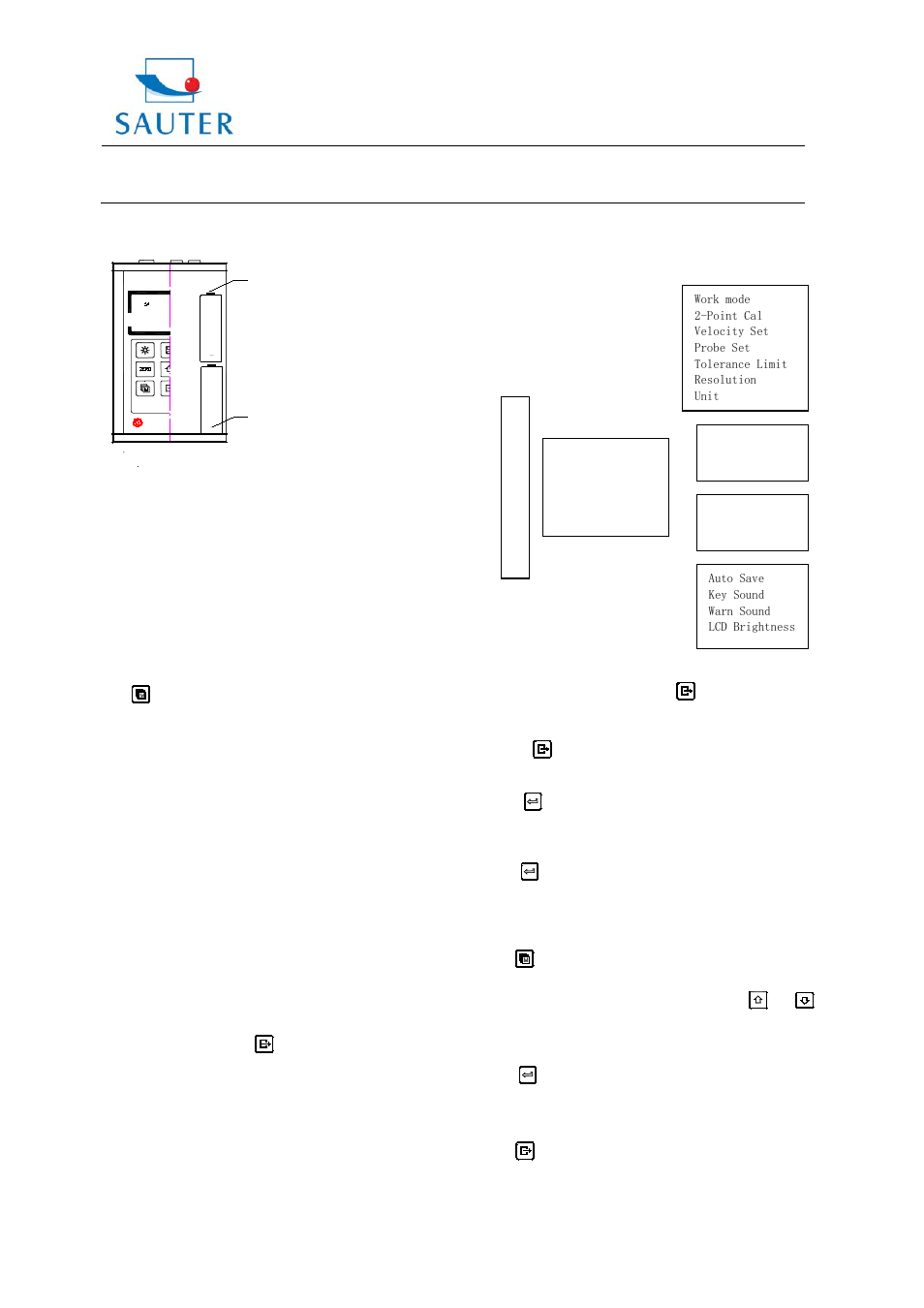 Instruction manual tu_us, Sauter gmbh | KERN & SOHN TU 300-0.01US User Manual | Page 9 / 11