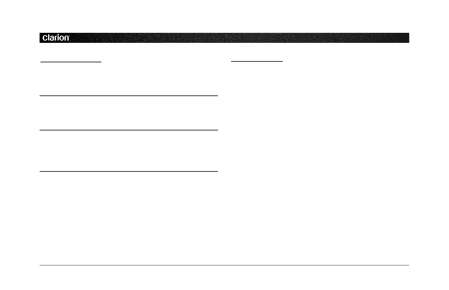 Clarion WH200 User Manual | Page 11 / 12