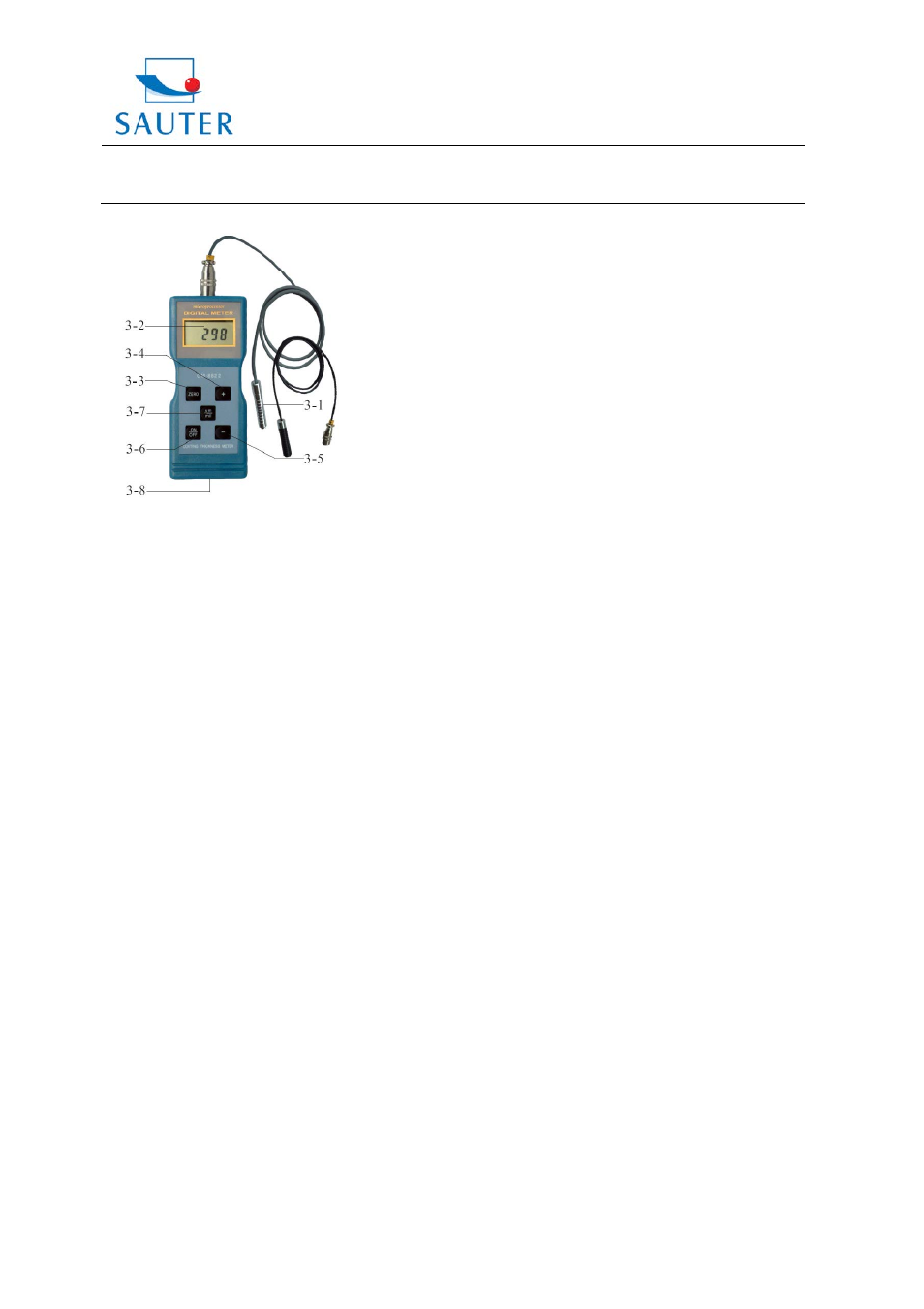Instruction manual tb, Sauter gmbh | KERN & SOHN TB 2000-0.1F User Manual | Page 2 / 3