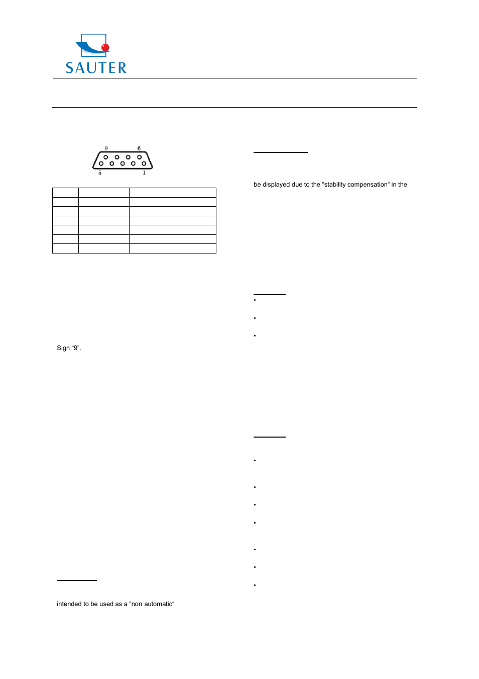 Instruction manual fh, Sauter gmbh | KERN & SOHN FH User Manual | Page 4 / 6