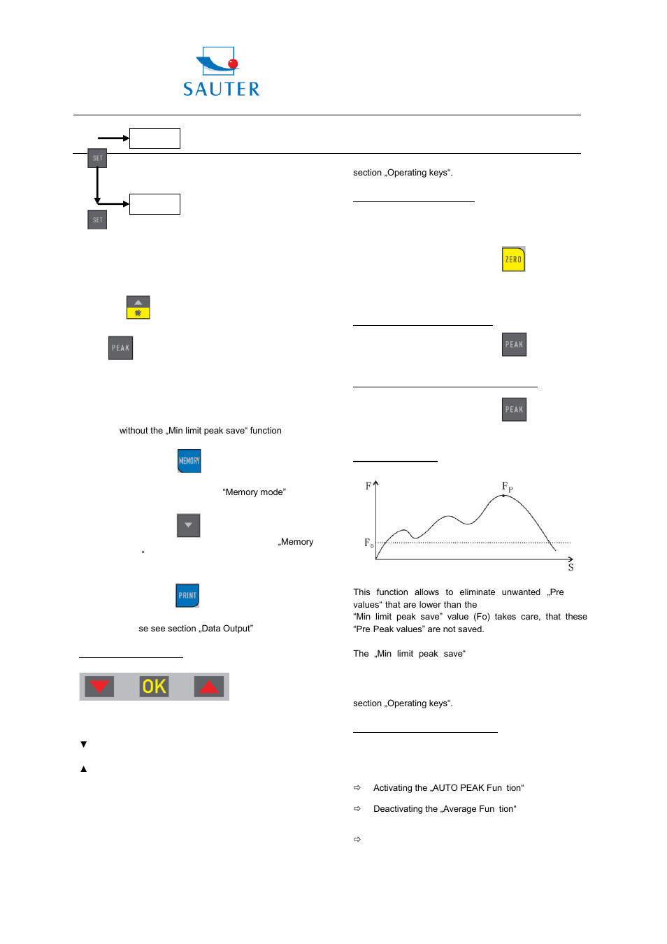 Instruction manual fh, Sauter gmbh | KERN & SOHN FH 100K User Manual | Page 3 / 6