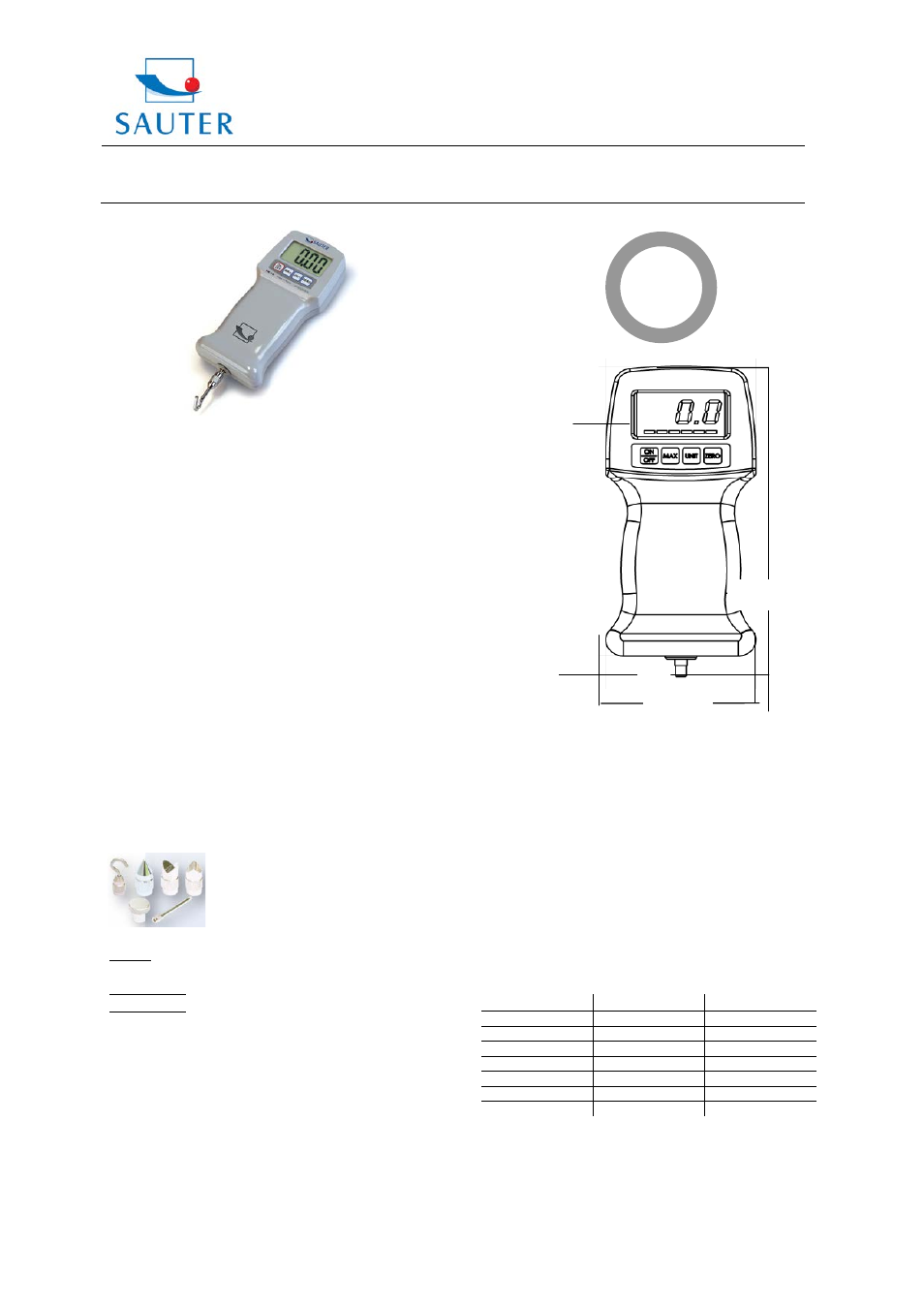 KERN & SOHN FK 1K User Manual | 4 pages