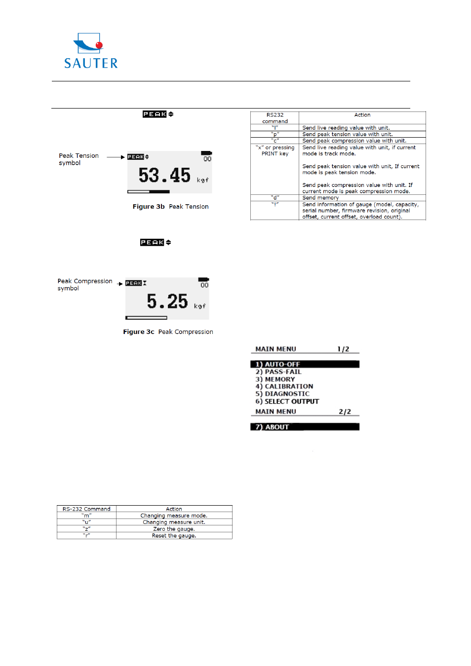 Instruction manual fl, Sauter gmbh | KERN & SOHN FL 2K User Manual | Page 3 / 6