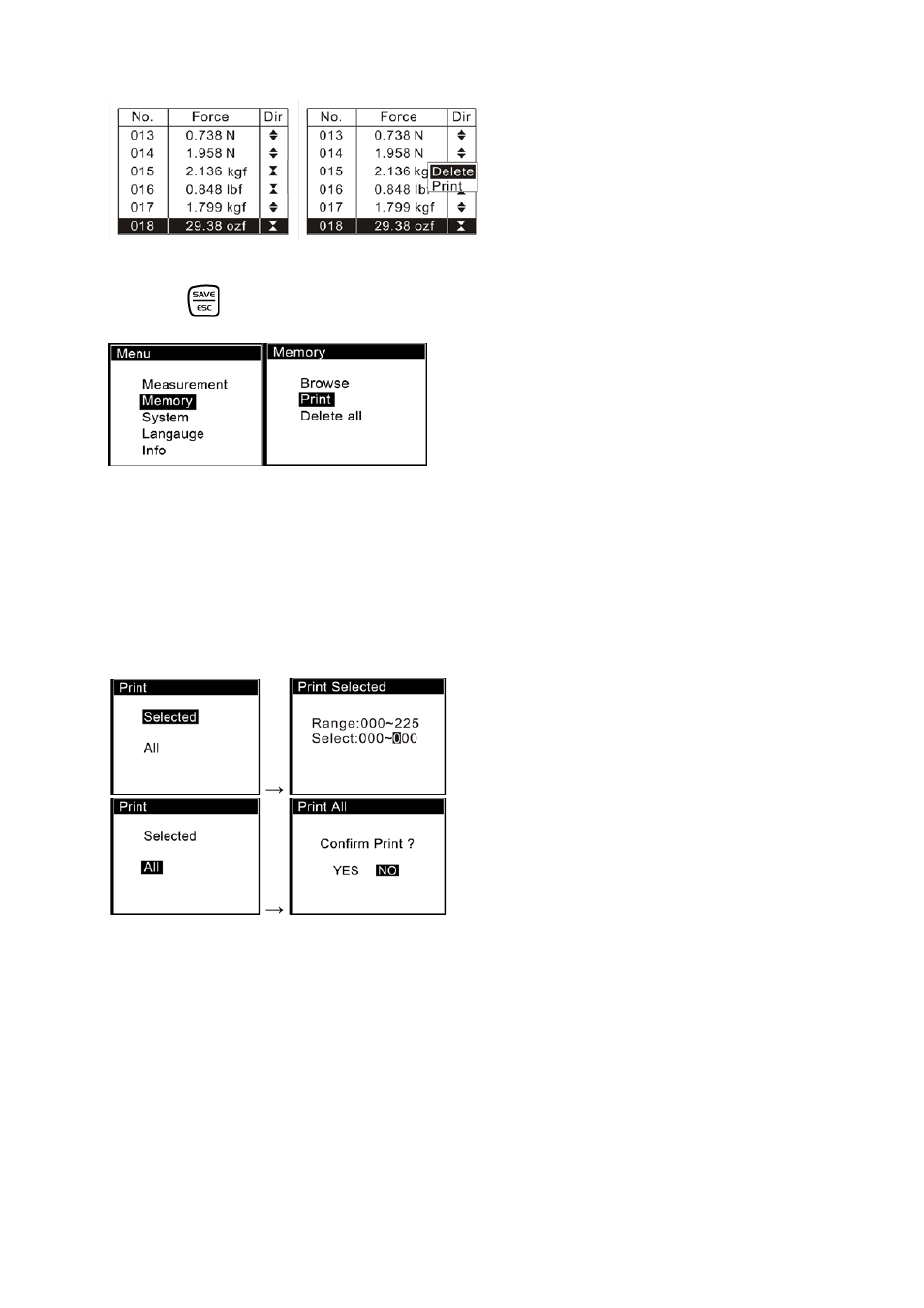 2 print | KERN & SOHN FC 10 User Manual | Page 9 / 19