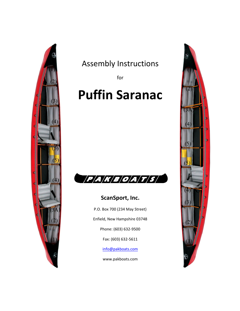 KERO Puffin Saranac User Manual | 5 pages