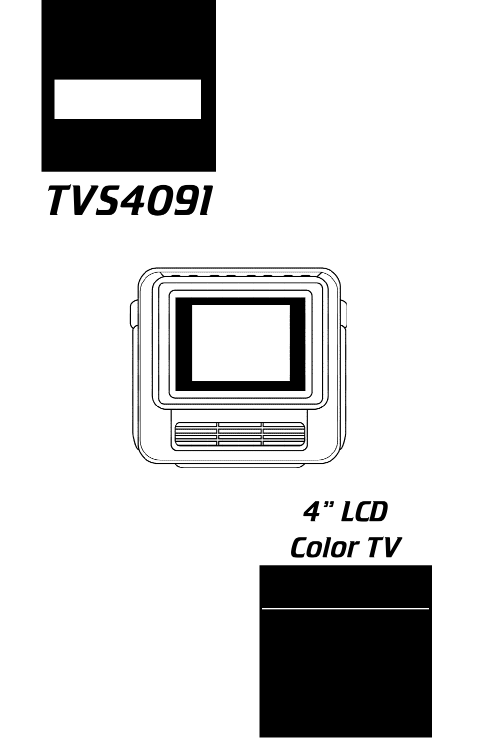 Clarion TVS4091 User Manual | 8 pages
