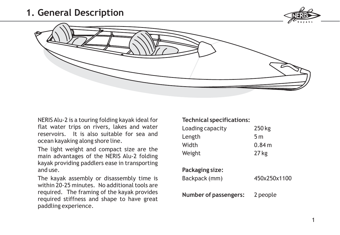 General description | KERO Neris ALU 2 User Manual | Page 2 / 12