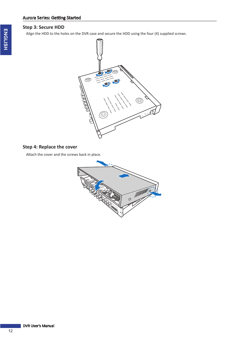 KGUARD Security AR 1621-2CKT001 User Manual | Page 12 / 81