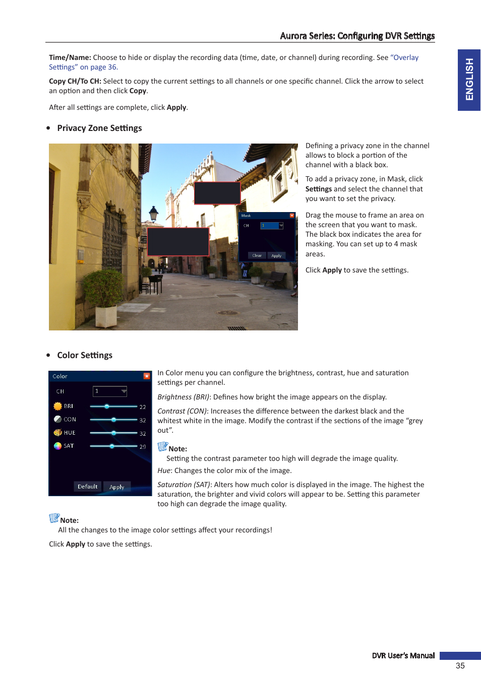 KGUARD Security AR 1621-2CKT001 User Manual | Page 35 / 81