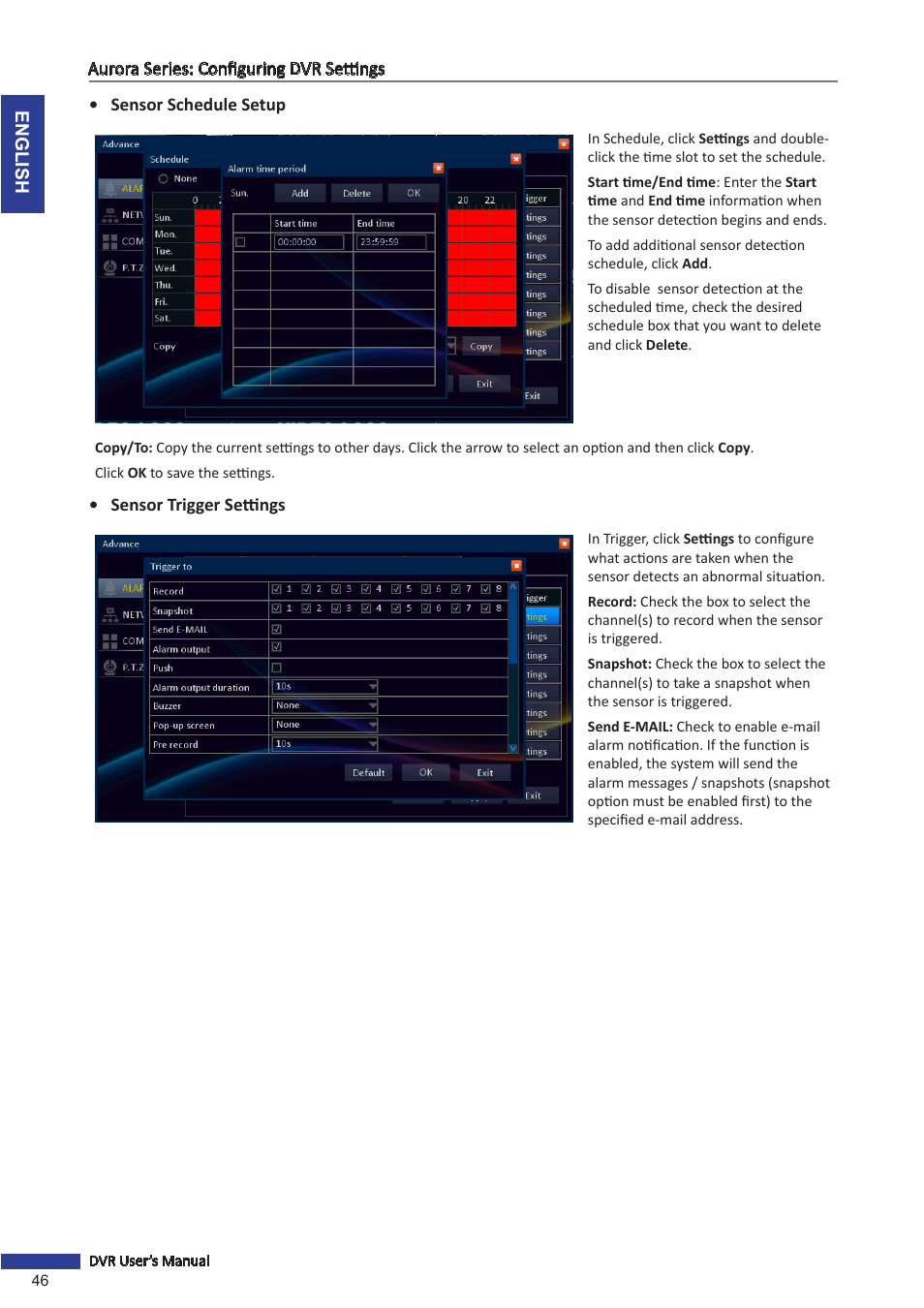 KGUARD Security AR 1621-2CKT001 User Manual | Page 46 / 81