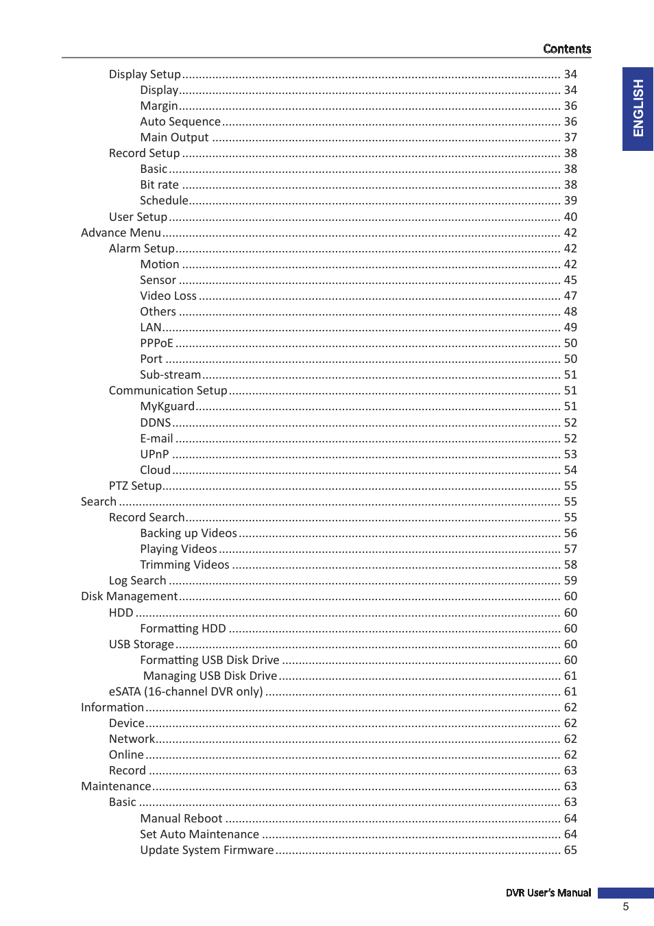 KGUARD Security AR 1621-2CKT001 User Manual | Page 5 / 81