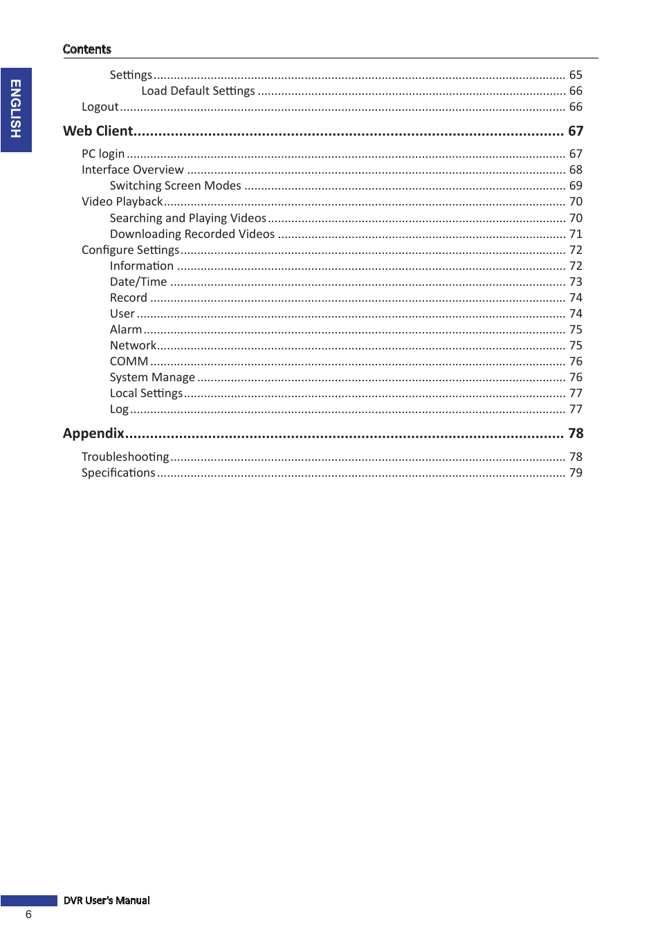 KGUARD Security AR 1621-2CKT001 User Manual | Page 6 / 81