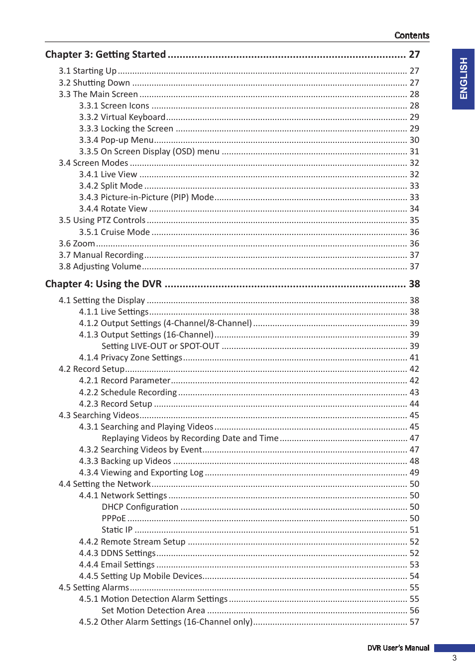 KGUARD Security BR1601 User Manual | Page 3 / 113