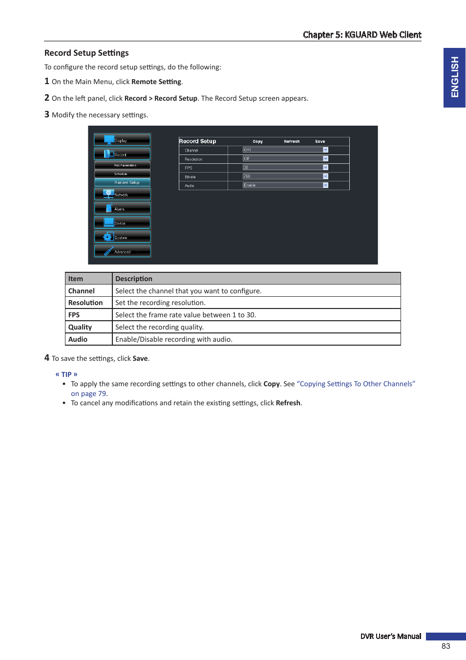 KGUARD Security BR1601 User Manual | Page 83 / 113