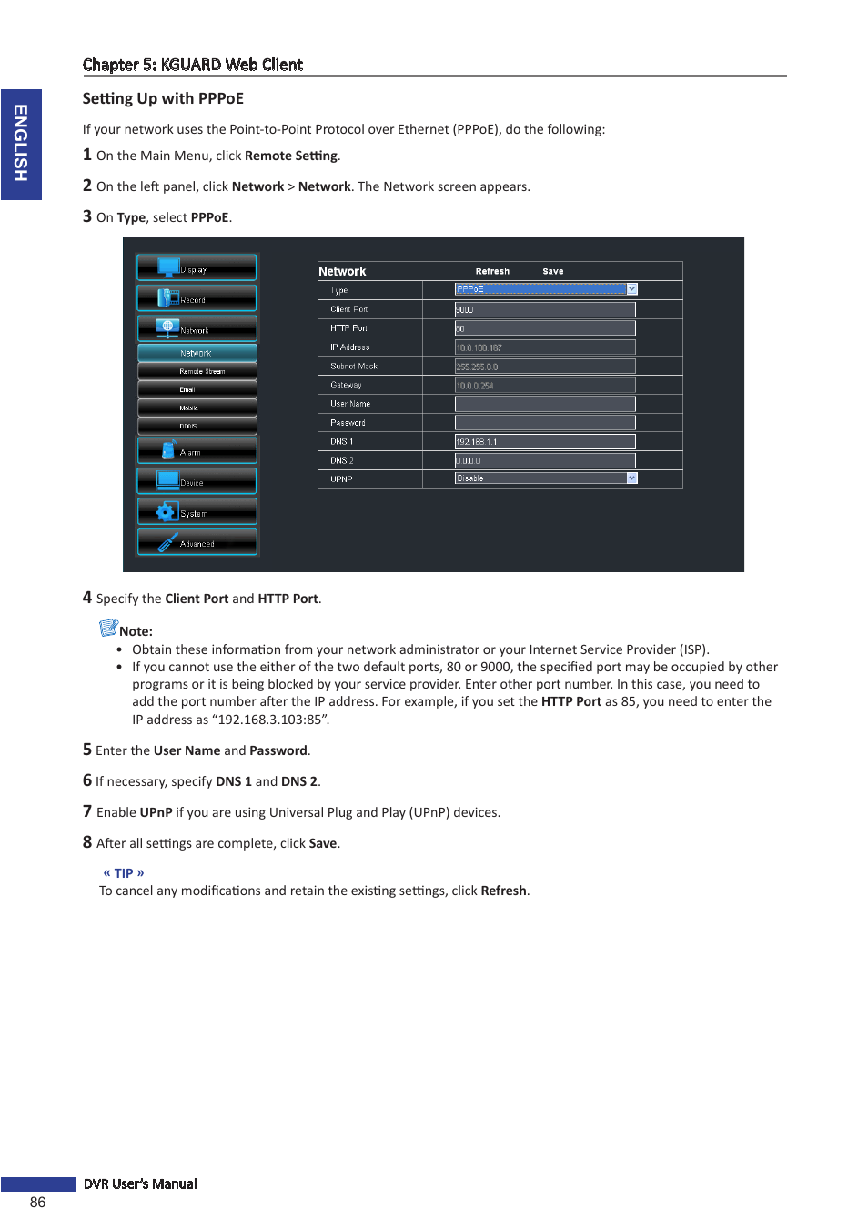 KGUARD Security BR1601 User Manual | Page 86 / 113