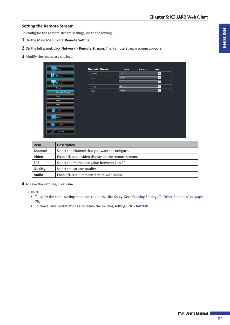 KGUARD Security BR1601 User Manual | Page 87 / 113