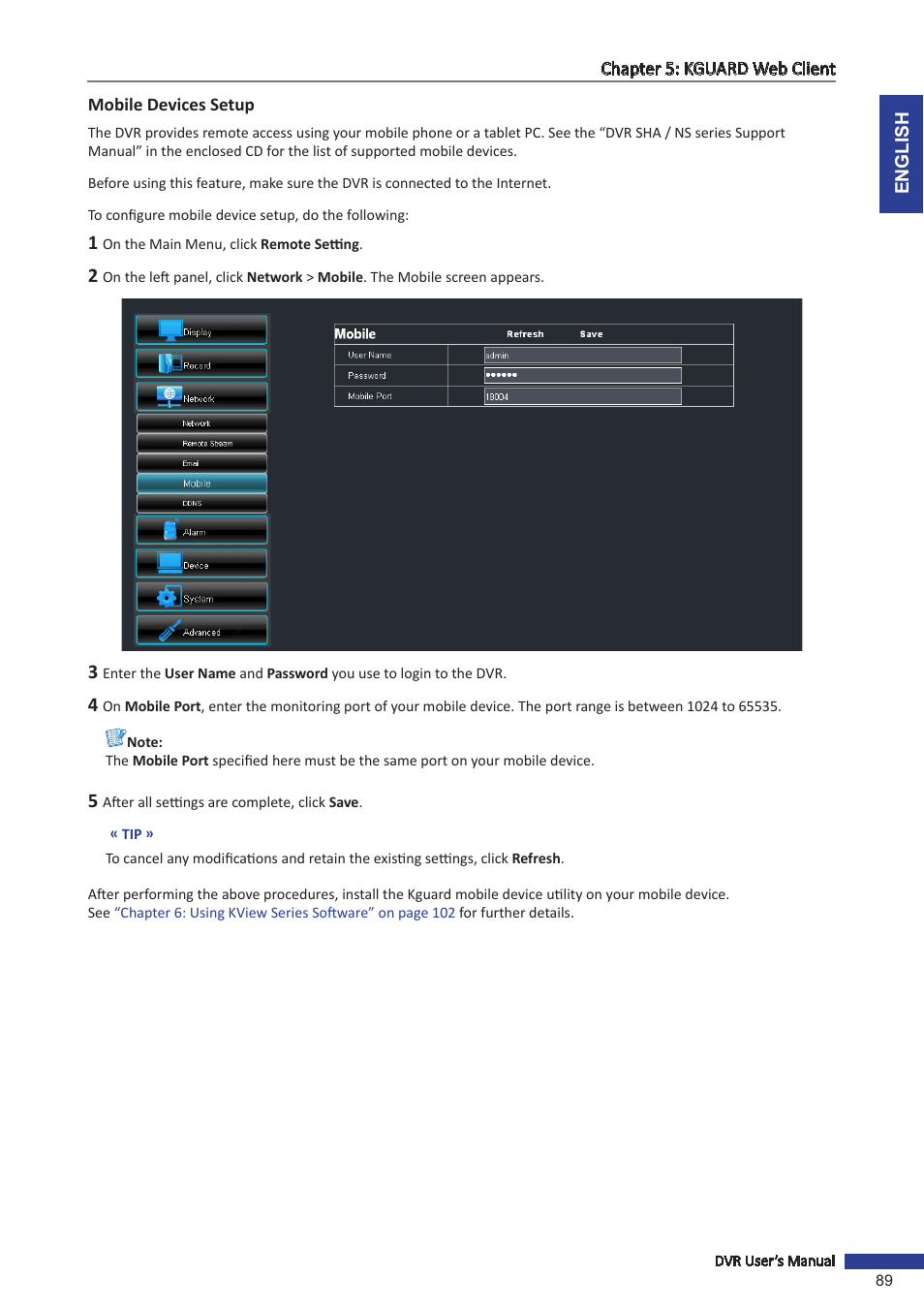 KGUARD Security BR1601 User Manual | Page 89 / 113