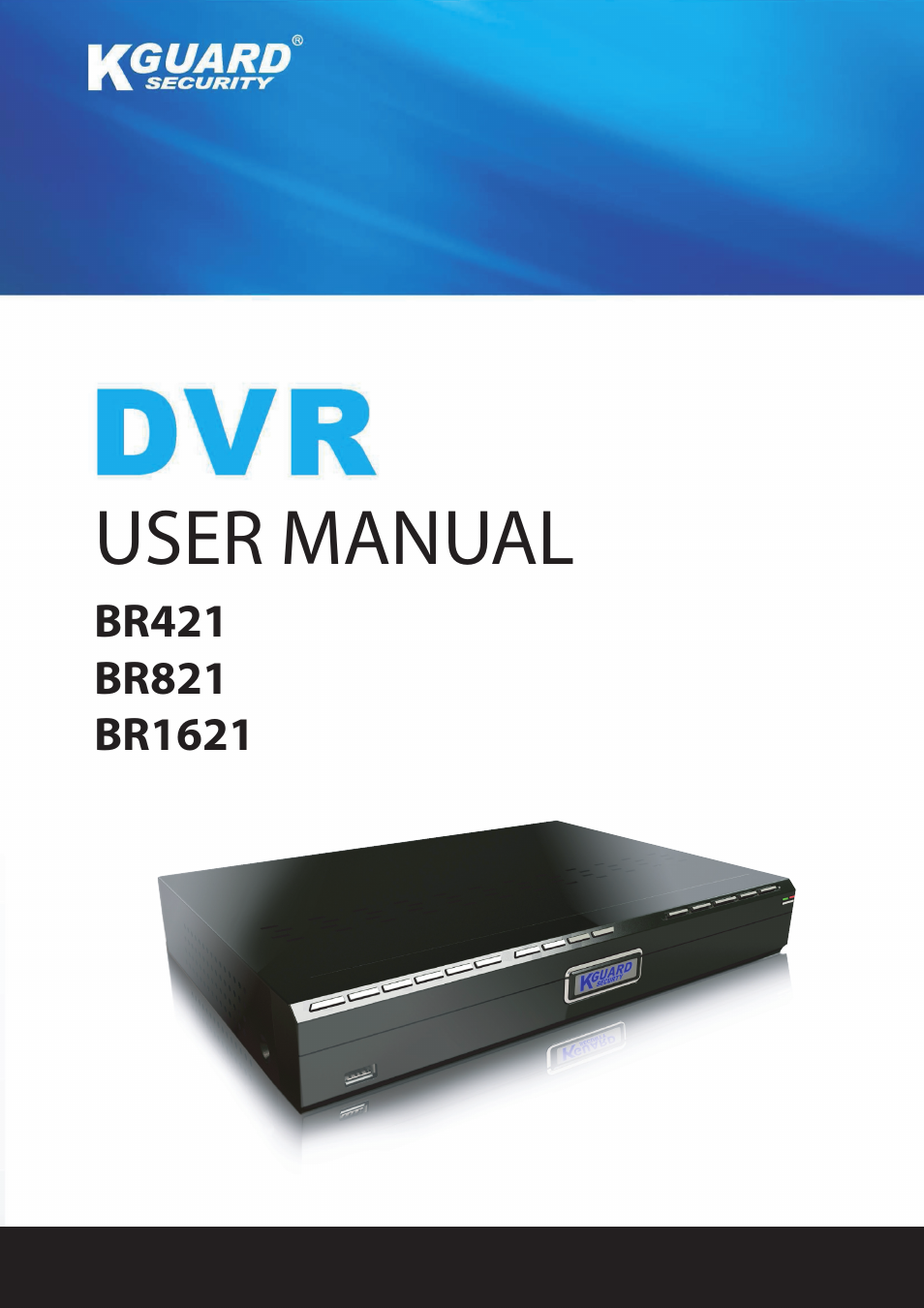 KGUARD Security BR1621 User Manual | 116 pages