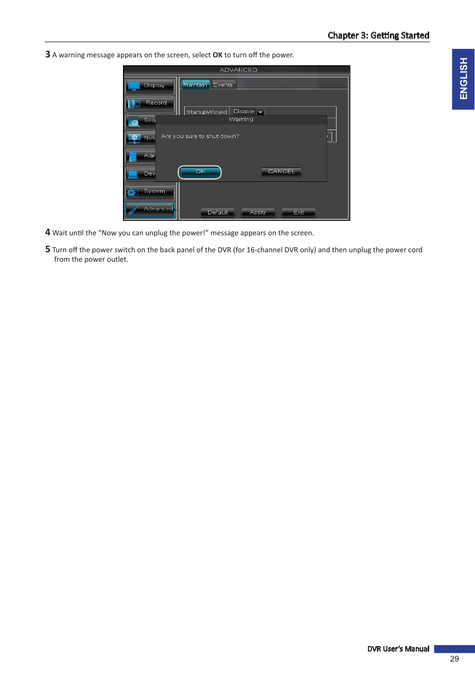 KGUARD Security BR1621 User Manual | Page 29 / 116