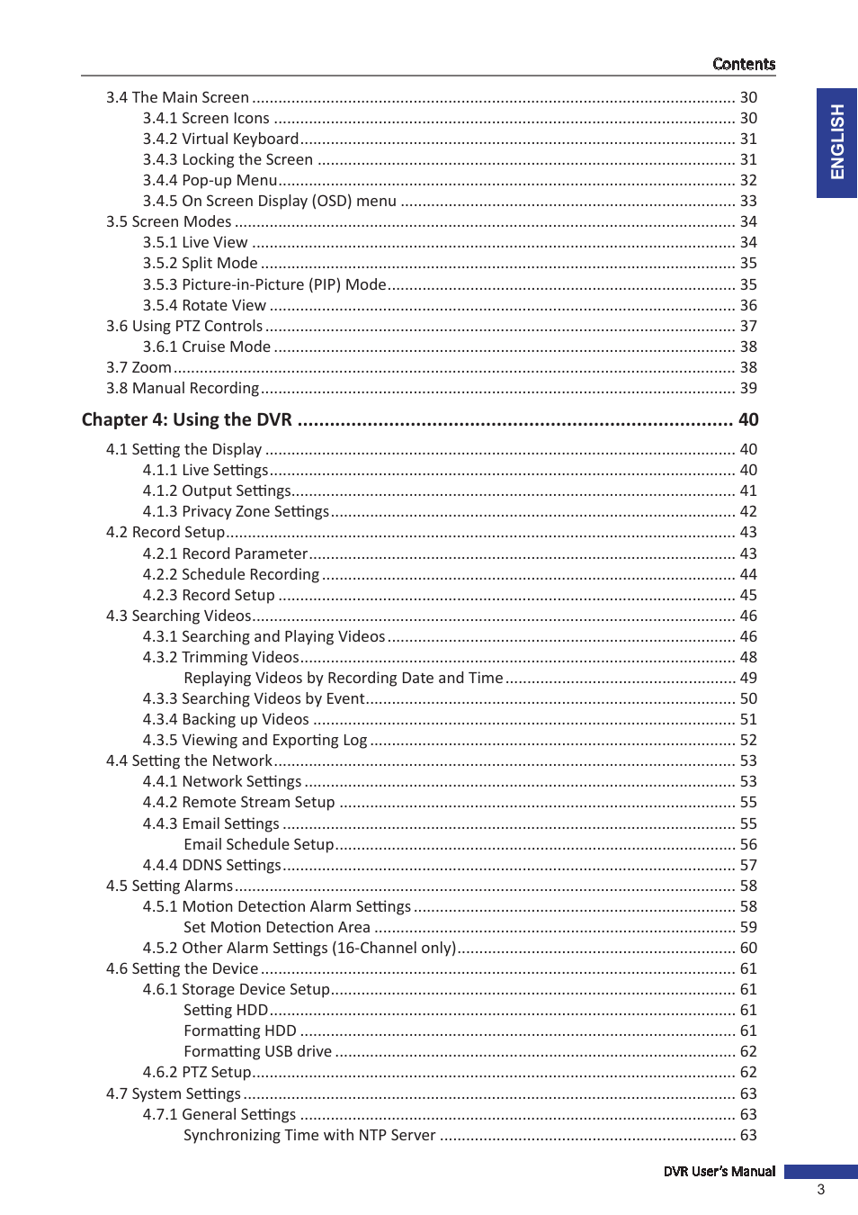 KGUARD Security BR1621 User Manual | Page 3 / 116