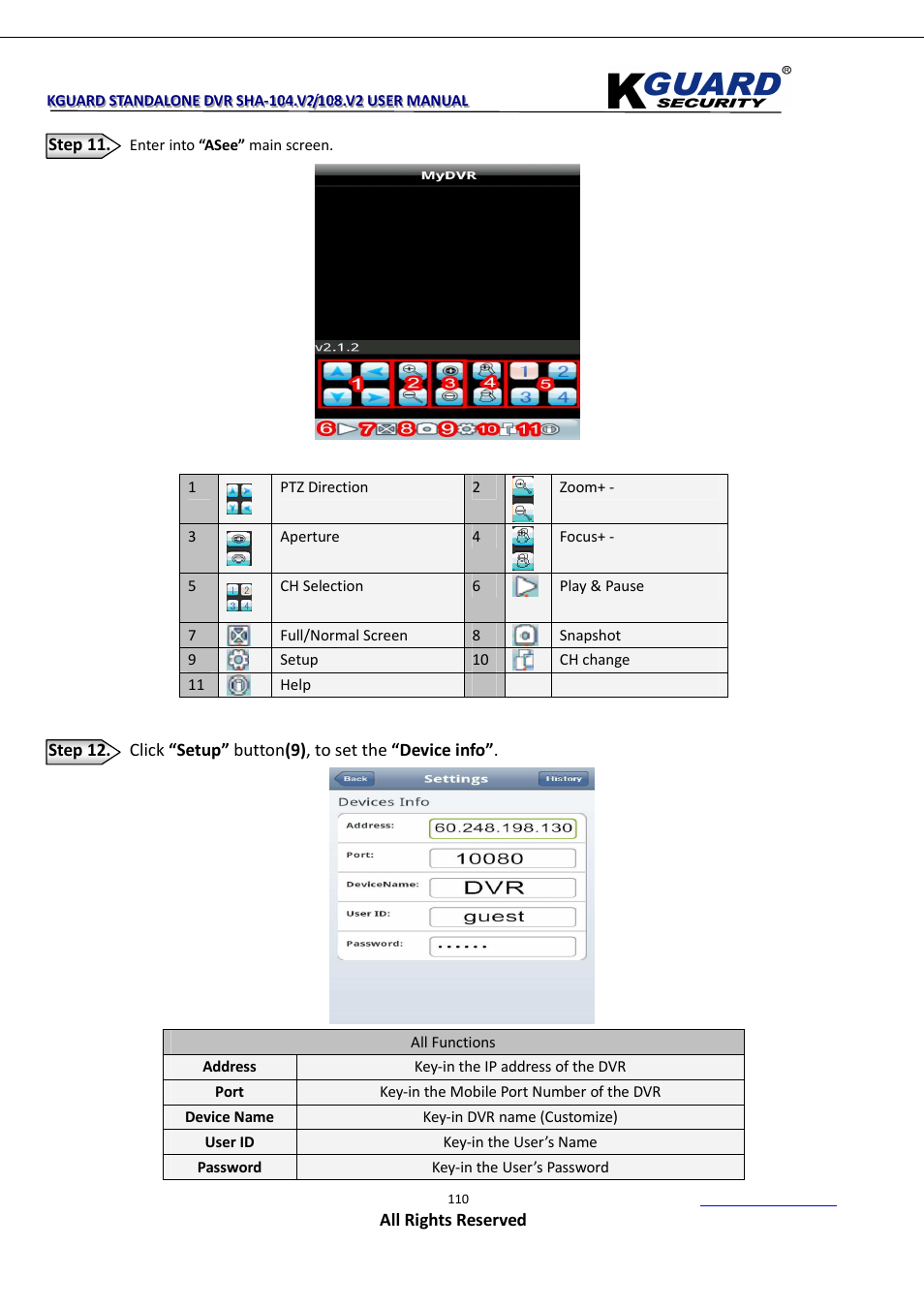 KGUARD Security SHA108.V2 User Manual | Page 114 / 147
