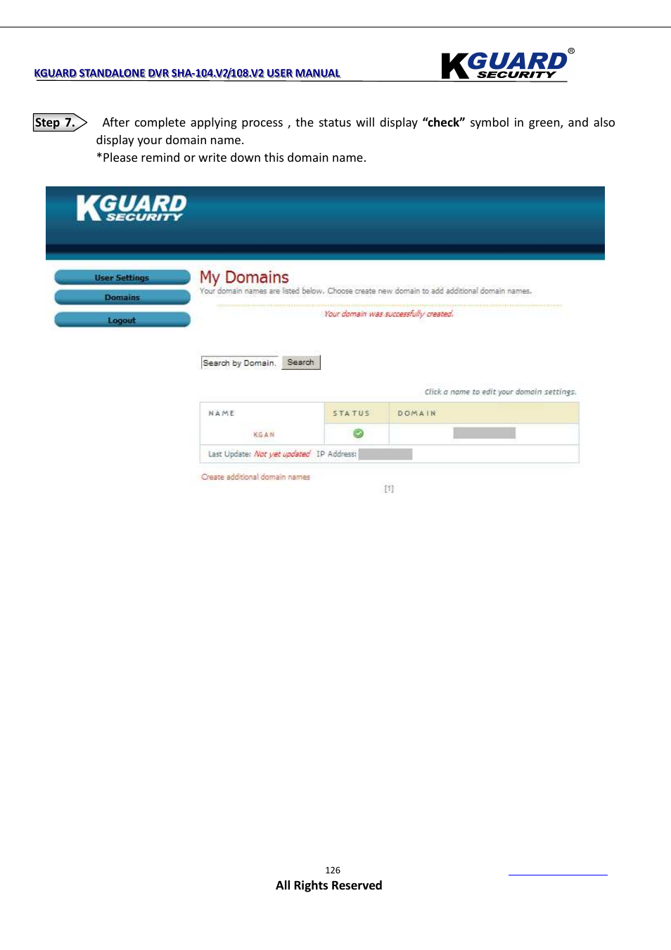 KGUARD Security SHA108.V2 User Manual | Page 130 / 147
