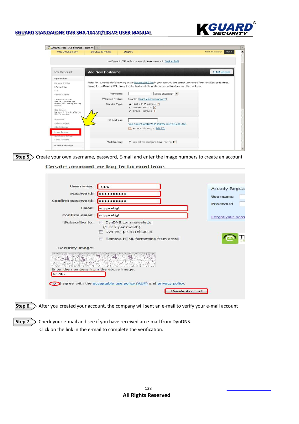 KGUARD Security SHA108.V2 User Manual | Page 132 / 147