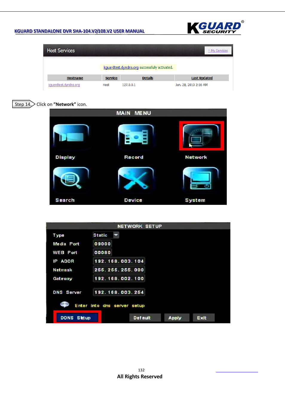 KGUARD Security SHA108.V2 User Manual | Page 136 / 147