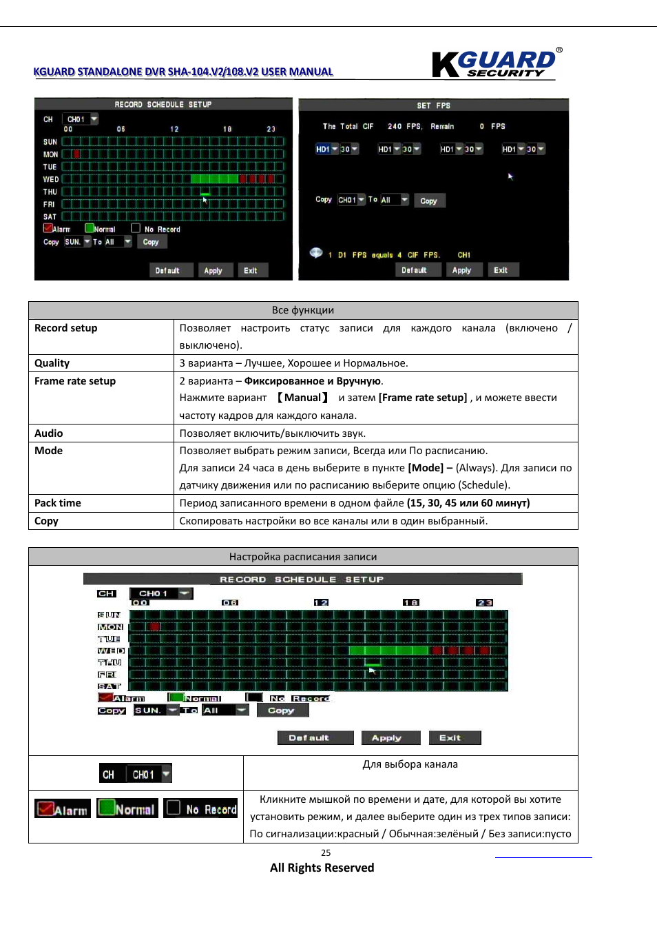 KGUARD Security SHA108.V2 User Manual | Page 29 / 147