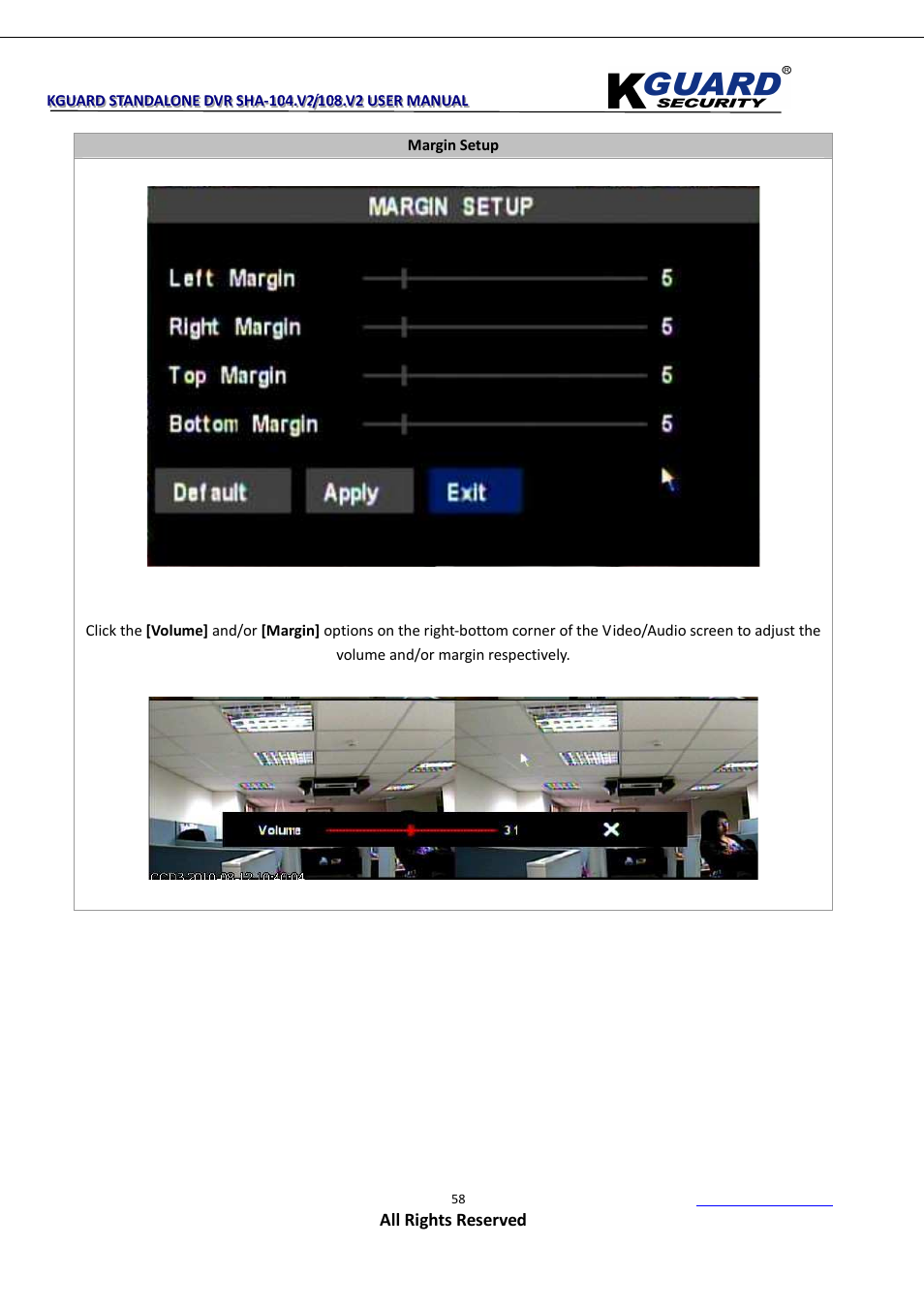 KGUARD Security SHA108.V2 User Manual | Page 62 / 147