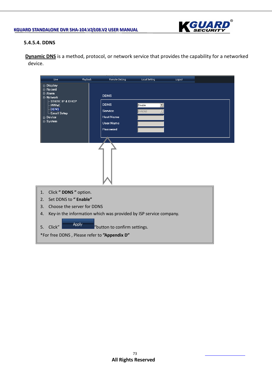 KGUARD Security SHA108.V2 User Manual | Page 77 / 147