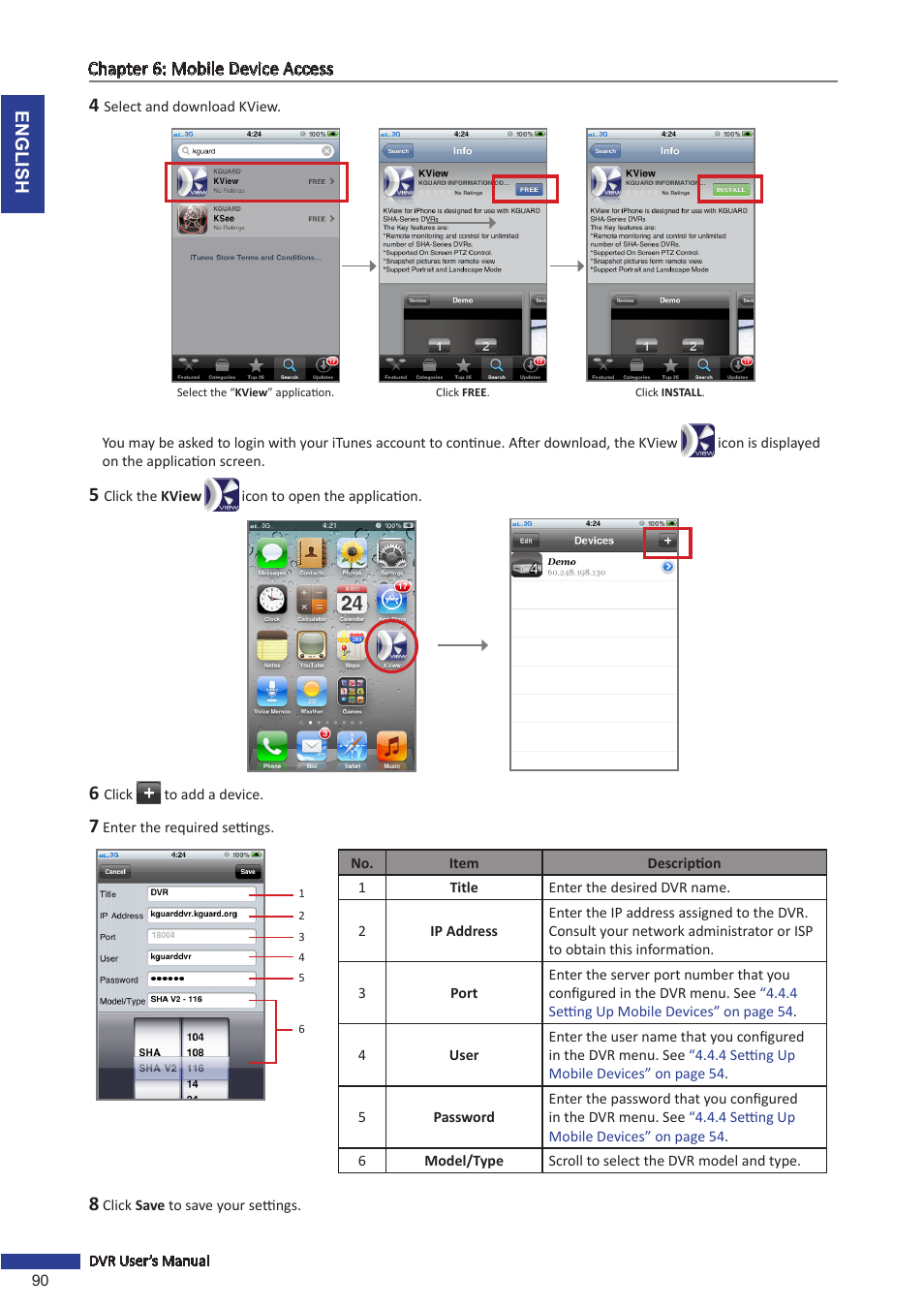 KGUARD Security SHA116.V2 User Manual | Page 90 / 99