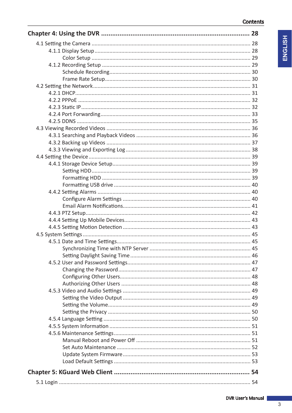 KGUARD Security SHA24 User Manual | Page 3 / 85