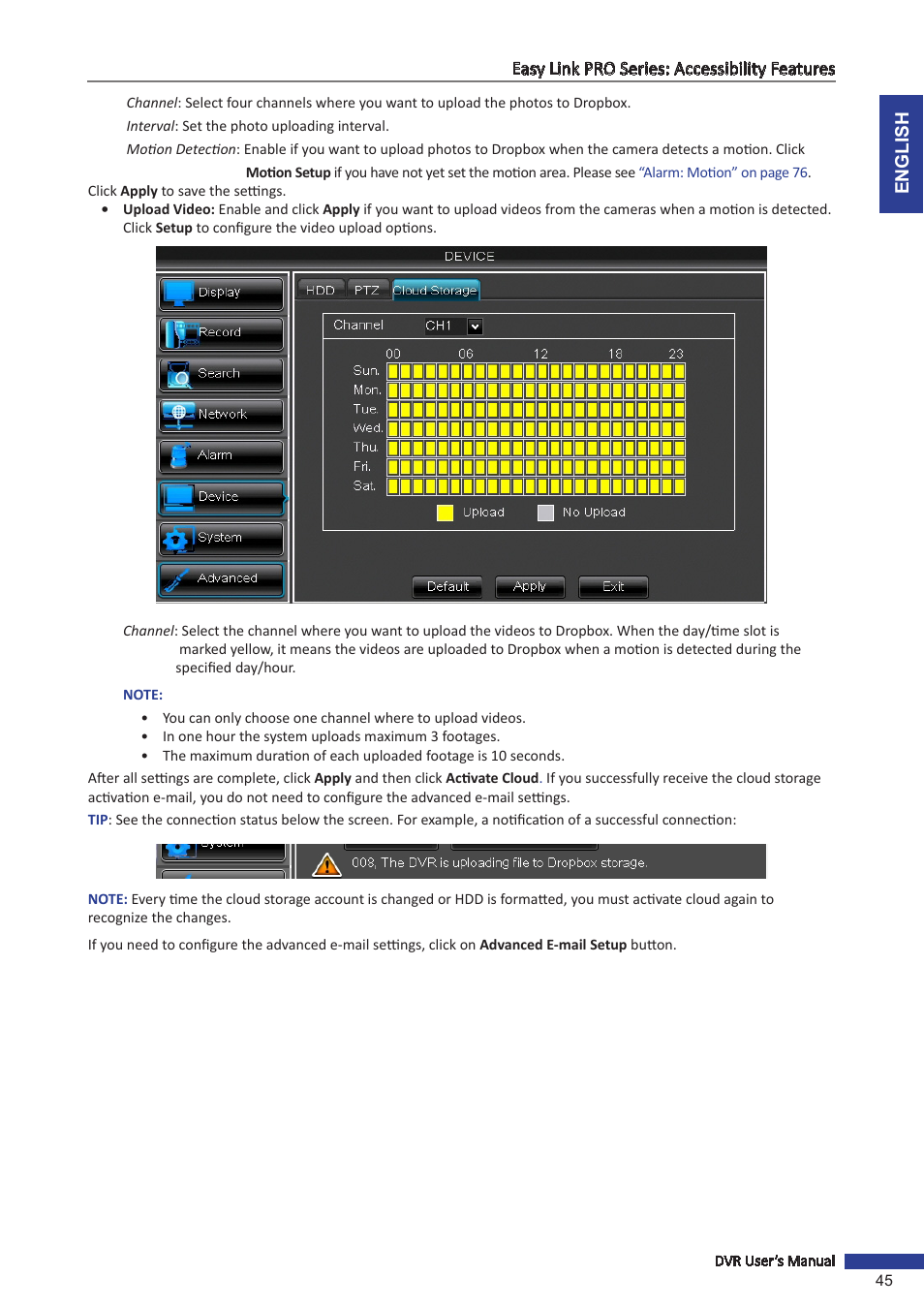 KGUARD Security EL1622 User Manual | Page 45 / 105