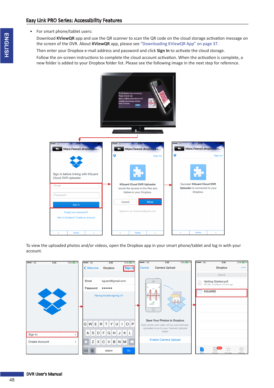 KGUARD Security EL1622 User Manual | Page 48 / 105