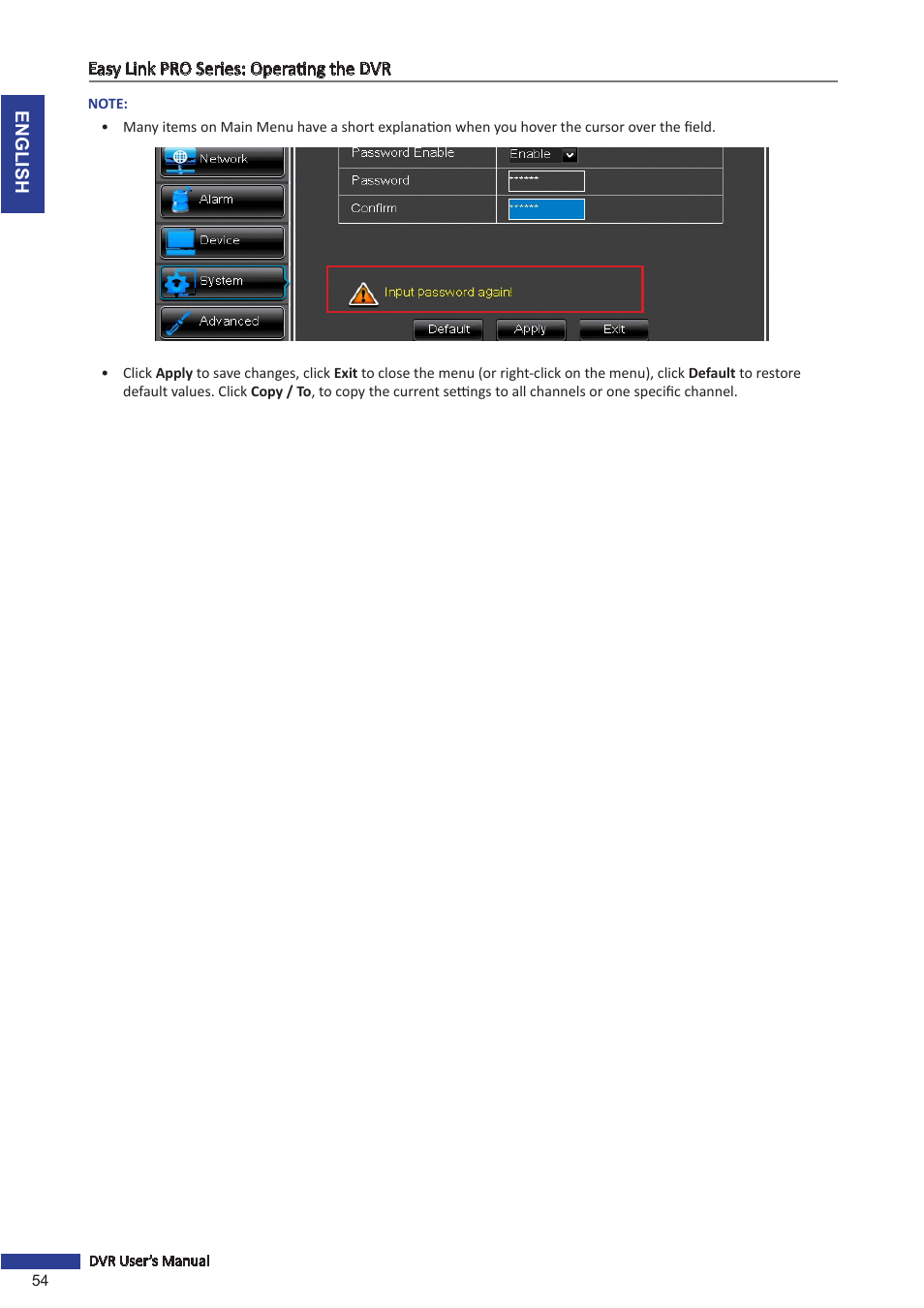 KGUARD Security EL1622 User Manual | Page 54 / 105