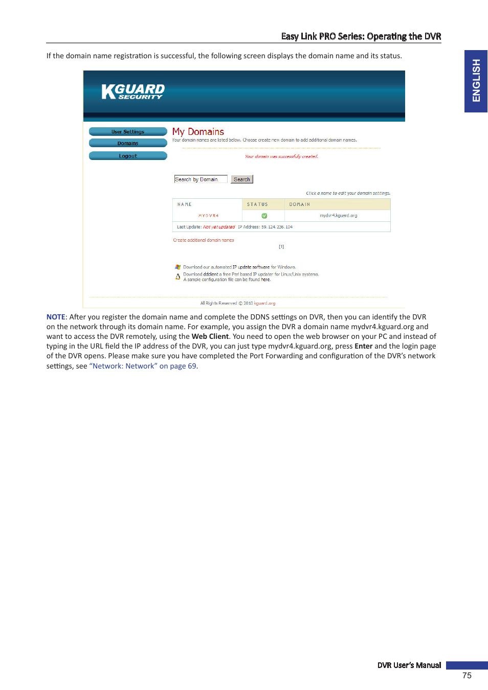KGUARD Security EL1622 User Manual | Page 75 / 105