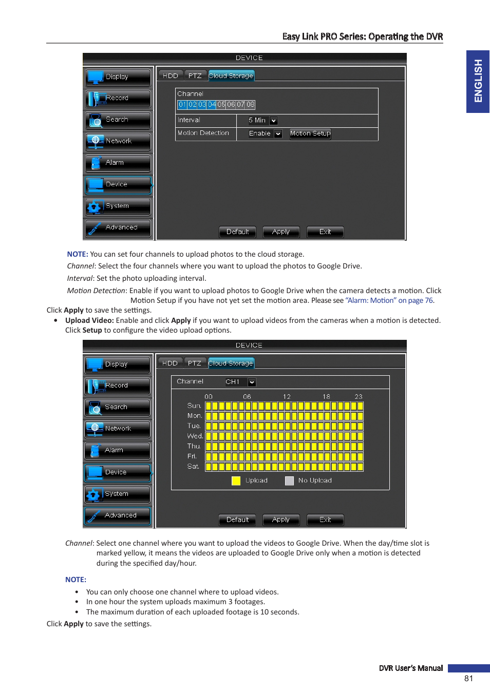 KGUARD Security EL1622 User Manual | Page 81 / 105