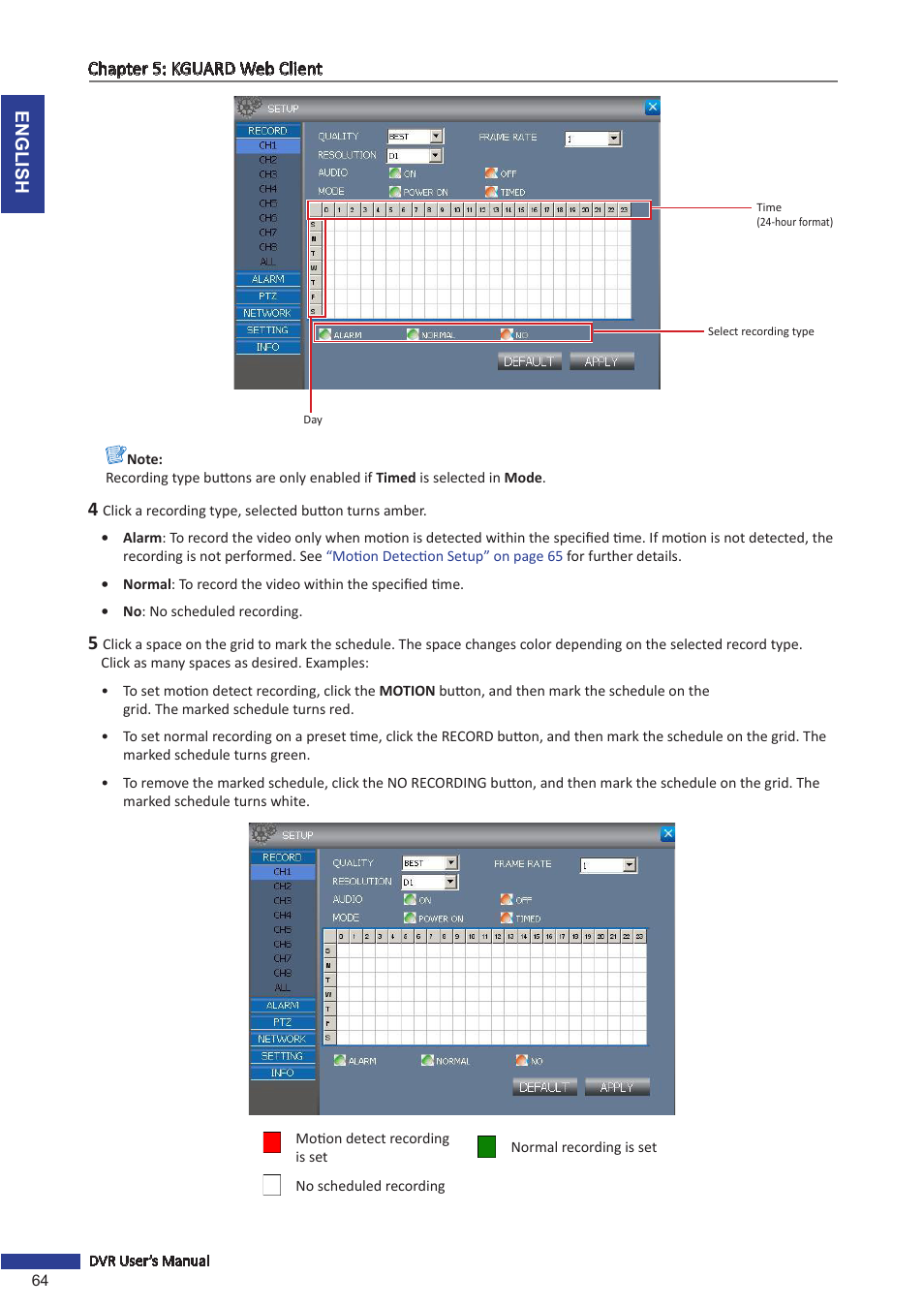 KGUARD Security OT801 User Manual | Page 64 / 86