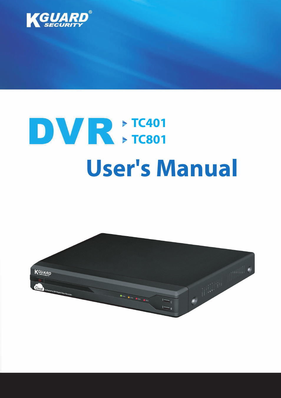 KGUARD Security TC801 User Manual | 91 pages