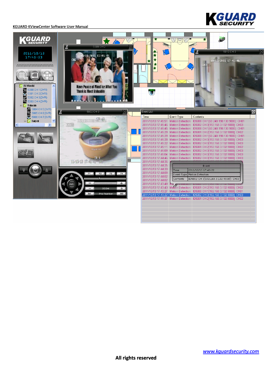 KGUARD Security KViewCenter User Manual | Page 23 / 44