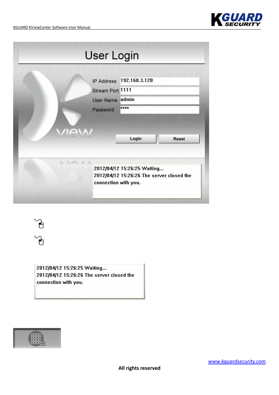Connect setting, Remote preview mode | KGUARD Security KViewCenter User Manual | Page 39 / 44